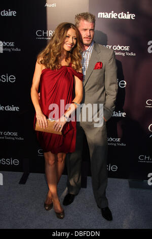 Rebecca Gayheart et Eric Dane le 10e Chrysalis Butterfly Ball qui a eu lieu à une résidence privée - Arrivées Brentwood, Californie - 11.06.11 Banque D'Images