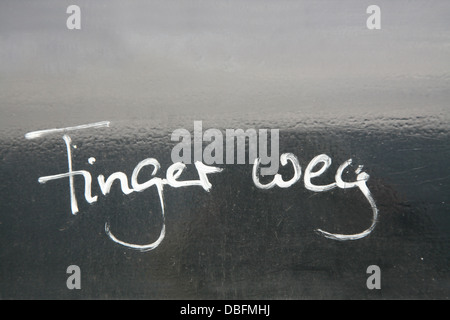 Bas les pattes Banque D'Images