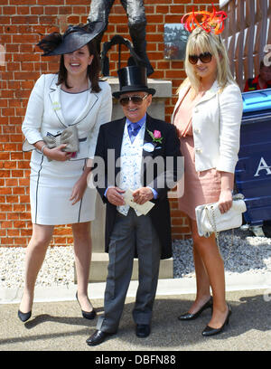 Willie Carson au Royal Ascot Hippodrome Ascot Berkshire, Angleterre - 14.06.11 Banque D'Images