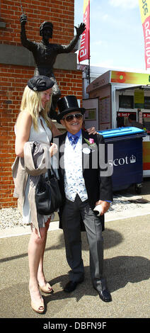 Willie Carson au Royal Ascot Hippodrome Ascot Berkshire, Angleterre - 14.06.11 Banque D'Images