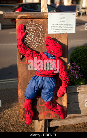 Un épouvantail à la 5e édition du Festival de l'épouvantail dans la bataille, Sussex, UK Banque D'Images