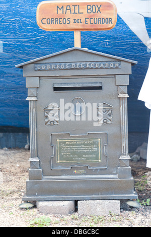 Mail Box, Puerto Baquerizo Moreno, San Cristobal Island, îles Galapagos, Equateur Banque D'Images