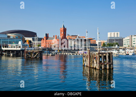 Le bâtiment restauré Pierhead de Cardiff Bay Cardiff South Glamorgan South Wales GB UK EU Europe Banque D'Images