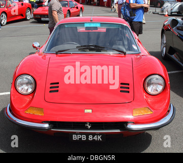 Ferrari Dino GT en rouge Banque D'Images