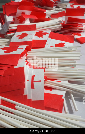 Les célébrations de la fête du Canada le long du front de mer à Montréal, Québec Banque D'Images