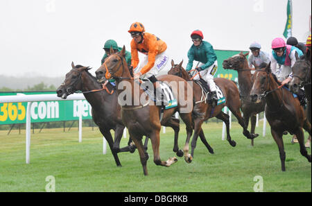 Goodwood, UK. 30 juillet, 2013. Veiwpoint monté par Richard Hughes large 13:55 HANDICAP 1m 1f 192y au cours de la première journée du Festival Goodwood glorieuse à. Credit : Action Plus Sport/Alamy Live News Banque D'Images