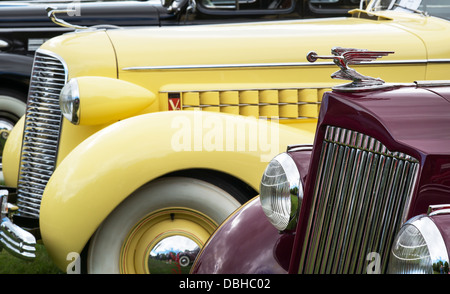 1936 Cadillac V8. Voitures américaines classiques Banque D'Images