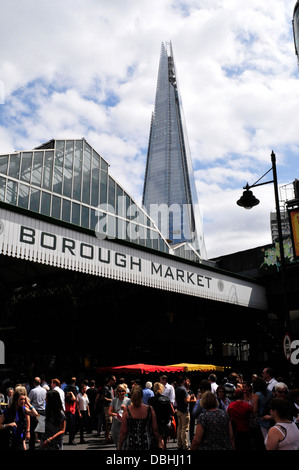 Une vue sur le fragment de Borough Market, London, UK Banque D'Images