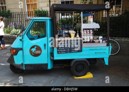 Pukeko vente Café boissons chaudes à Oxford UK, près de Radcliffe Camera Banque D'Images