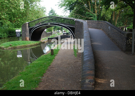 Terminus d'Oxford et le pont sur le canal d'Oxford, Royaume-Uni Banque D'Images