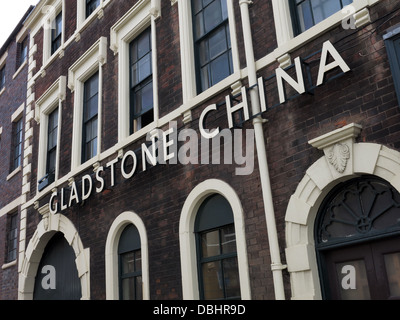 La Chine usine Gladstone à Longton , Stoke-on-Trent , Staffordshire Potteries , anglais , Midlands Angleterre GO Banque D'Images