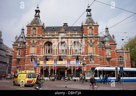 Stadsschouwburg théâtre municipal datant de 1894 à Amsterdam, Hollande, Pays-Bas, de style néo-Renaissance Banque D'Images
