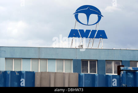 L'aéronef et de l'automobile tchèque Avia société terminé sa production de camions, après 66 ans à Prague, en République tchèque, le 31 juillet 2013. La production non rentable de sa société mère, Ashok Leyland Motors de l'Inde et à la fin du mois de juillet laisse 122 de 200 employés. (Photo/CTK Katerina Sulova) Banque D'Images