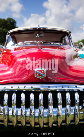 1950 Buick Super 8 rouge. Classic American fifties location Banque D'Images