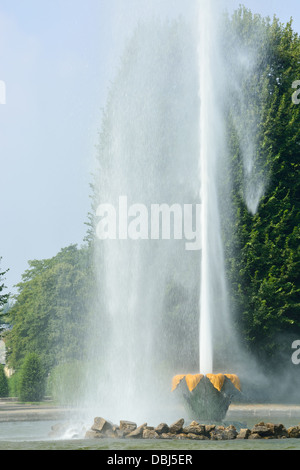 Les Jardins Royaux de Herrenhausen sont à l'un des plus éminents des jardins baroques de l'Europe Banque D'Images