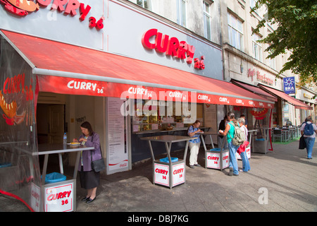 L'Europe, Allemagne, Berlin, Kreuzberg, Mehringdamm 36, Curry 36 Banque D'Images