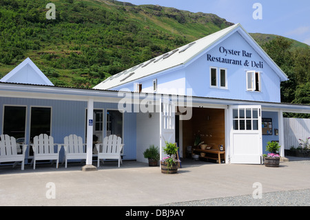 Le Loch Fyne Oyster bar restaurant et épicerie. Banque D'Images