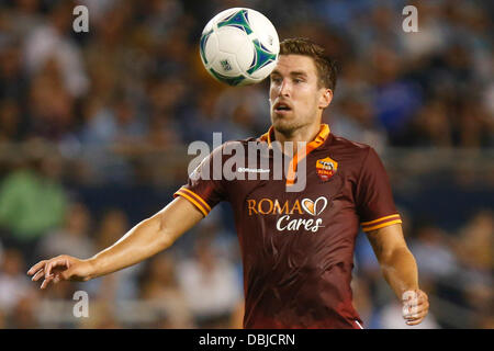 Kansas City, KS, États-Unis d'Amérique. 31 juillet, 2013. 31 juillet 2013 : Kevin Strootman # 6 de l'AS Roma en action dans la seconde moitié lors de la MLS All-Star Game entre les Roms et la MLS All-Stars à Livestrong Stadium de Kansas City KS Credit : csm/Alamy Live News Banque D'Images