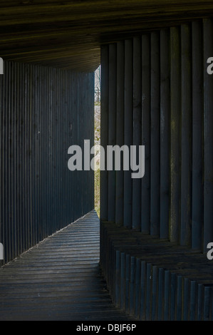 Specere est un refuge situé au sommet de Deadwater est tombé. Construit de Douglas taxifolié et conçu par David Adjaye 6 Juillet 2013 Phillip Roberts Banque D'Images