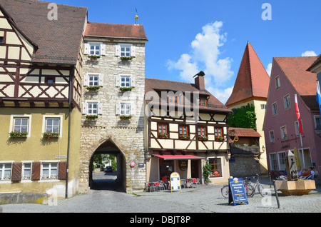 Berching Health Resort "un joyau médiéval" Allemagne Bavière Banque D'Images