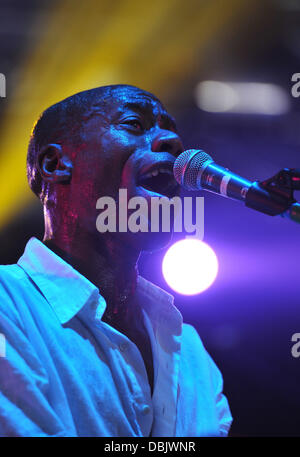 Andrew Roachford de Mike et de la Mécanique au Hard Rock appelant tenu à Hyde Park - Jour 3. Londres, Angleterre - 26.06.11 Banque D'Images