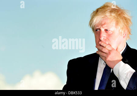 Maire de Londres, Boris Johnson, le maire de Londres lance son programme de bénévolat de l'équipe 'London' à l'Hôtel de ville de Londres, Angleterre - 30.06.11 Banque D'Images