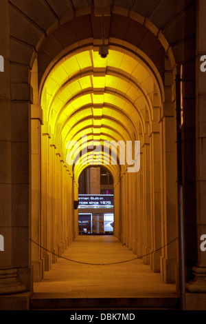 Hong Kong Central district crépuscule bâtiments bâtiment legco hsbc Banque D'Images