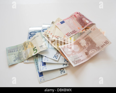 Billets euro Banque D'Images