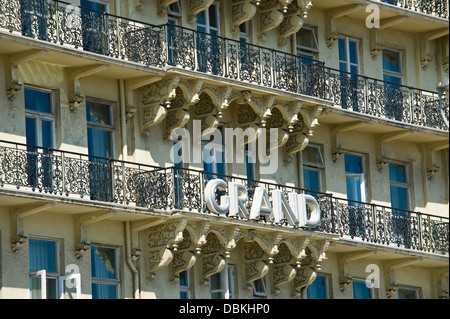 Grand Hotel sur front de mer de Brighton East Sussex England UK Banque D'Images