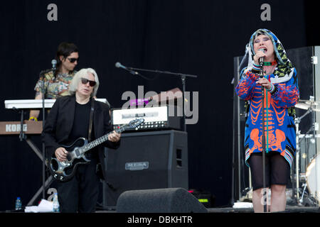 Deborah Harry, alias Debbie Harry de Blondie, Optimus Alive Festival en Alges - Jour 1 Alges, Portugal - sûr 06.07.11 Banque D'Images