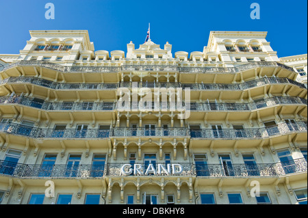 Grand Hotel sur front de mer de Brighton East Sussex England UK Banque D'Images