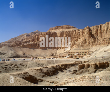 Temple de la reine Hatshepsout, Deir el Bahari, Louxor, Egypte Banque D'Images