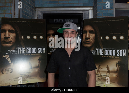 NEW YORK - 31 juillet : Boxer Paul Malignaggi ' assiste au bon fils' dépistage à Village cinéma le 31 juillet 2013 à New York City Banque D'Images