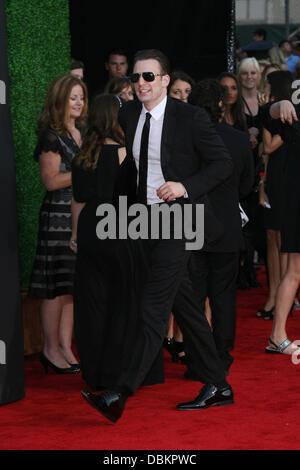 Chris Evans Le duc et la duchesse de Cambridge au BAFTA Brits To Watch gala tenu au Belasco Theatre de Los Angeles, Californie - 09.07.11 Banque D'Images