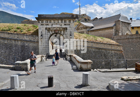 Briançon Hautes-Alpes Provence-Alpes-Côte d'Azur bastide, fortement construit par Vauban en France Banque D'Images