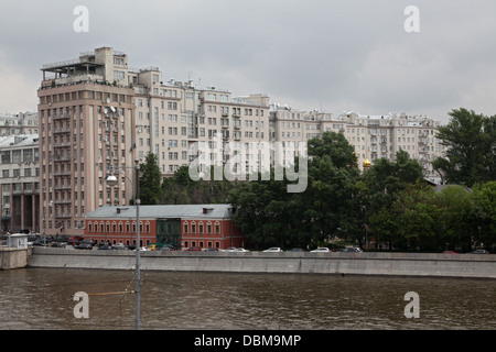 Vue sur la maison sur le Musée du remblai, Moscou Banque D'Images