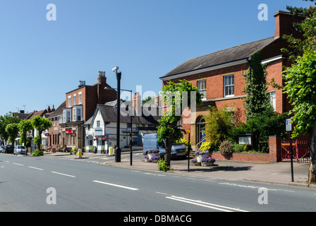 High Street Henley-in-Arden, Warwickshire Banque D'Images