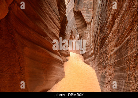 À l'intérieur du ravin de daim canyon fente, Kanab, Utah Banque D'Images