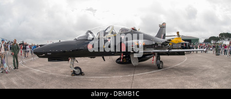 La Marine royale de l'Escadron 736 Jet Hawk en exposition statique (c) Bob Sharples/Alamy Banque D'Images