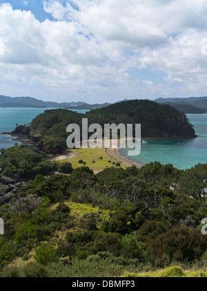 Dh Roberton Island BAY OF ISLANDS Nouvelle-zélande Motuarohia les baies de l'île vue depuis viewpoint Banque D'Images