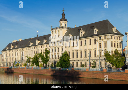 Université de Wroclaw sur le fleuve Oder (Wroclaw) Banque D'Images