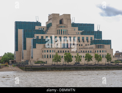 Siège social SIS MI6 de Secret Intelligence Service britannique a Vauxhall Cross Londres Banque D'Images