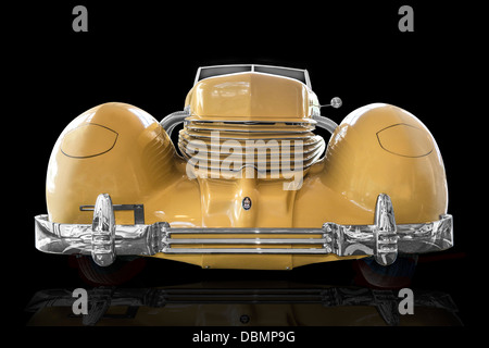 Une tête sur la vue d'un 1937 Cord Sportsman SC Banque D'Images