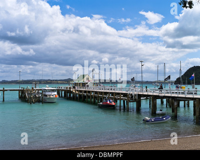 Dh de Russell BAY OF ISLANDS Nouvelle-zélande Bay bateaux pier Banque D'Images