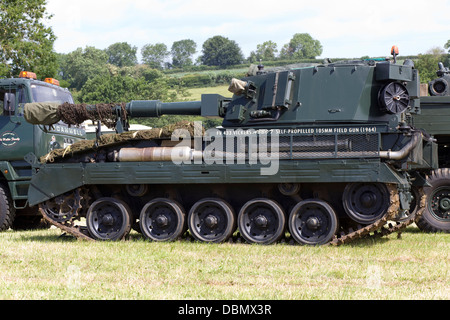 FV433 Field Artillery, 'abbé' est la variante de l'artillerie automoteur de l'armée britannique réservoir blindé Banque D'Images