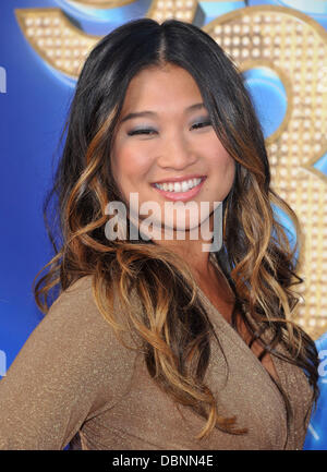 Jenna Ushkowitz La première mondiale de 'Glee : The 3D Concert Movie' qui a eu lieu au Regency Village Theatre - Arrivées Los Angeles, Californie - 06.08.11 Banque D'Images