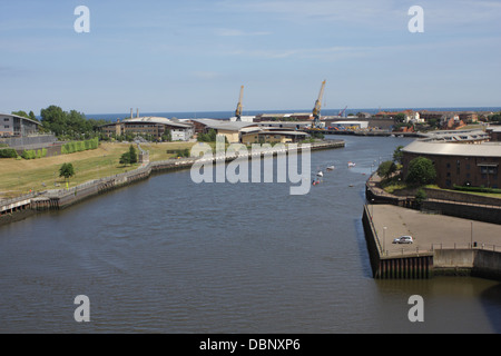 Vue de Saint Peters, au bord de la River l'usure. Banque D'Images