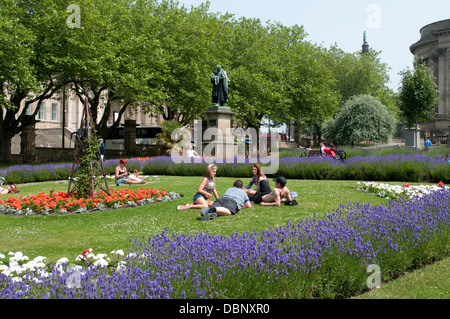 St John's Gardens, Liverpool, Royaume-Uni Banque D'Images