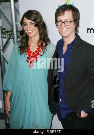 Sara Bareilles et Ben Folds NBC Press Tour a tenu au bazar à l'hôtel SLS à Los Angeles, Californie - 01.08.11 Banque D'Images