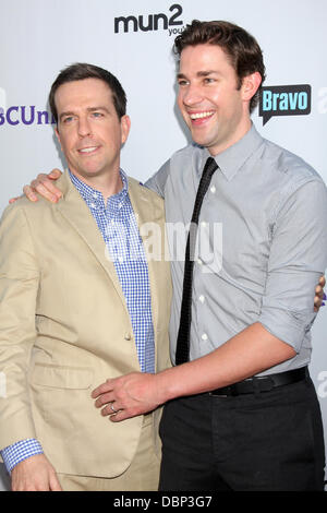 Ed Helms et John Krasinski le CNB 2011 TCA Summer Party à l'hôtel SLS - Arrivées Los Angeles, Californie - 01.08.11 Banque D'Images